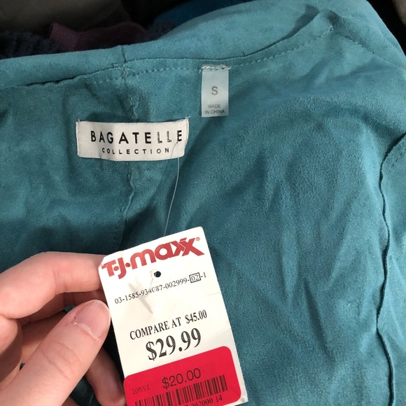 Suede Blue Jacket - Picture 4 of 4